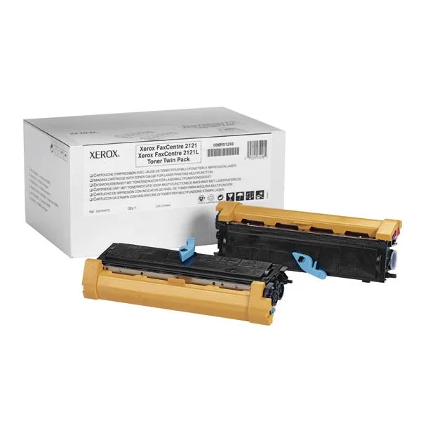 Xerox Toner Cartridge Dual Pack (2 Pack of OEM# 006R01297) (2 x 6000 Yield) (006R01298)