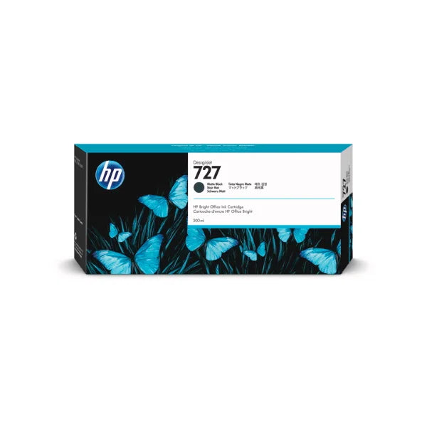 HP 727 (C1Q12A) Matte Black Original Ink Cartridge (300 ml)