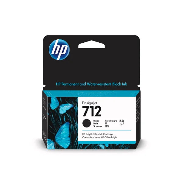 HP 712 T210, 230, 250, 650 Black Ink Cartridge (3ED70A)
