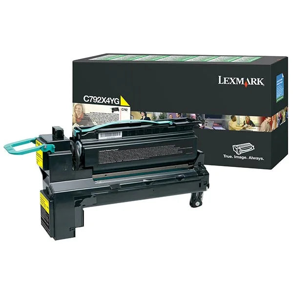 Lexmark C/CS792, 796 Yellow Return Program 20K Toner Cartridge (C792X1YG)