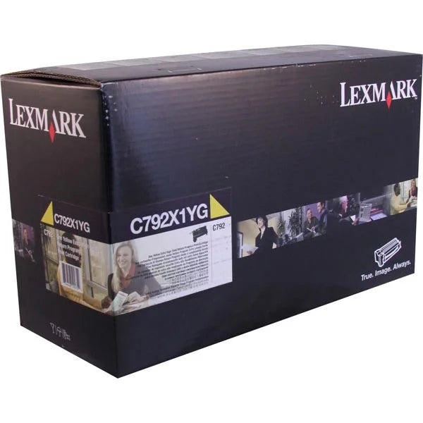 Lexmark C/CS792, 796 Yellow Return Program 20K Toner Cartridge (C792X1YG)