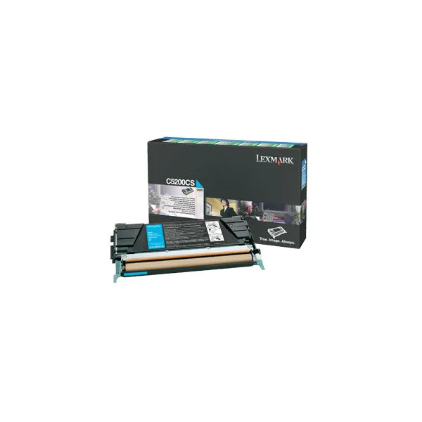 Lexmark C520, 530 Cyan Return Program 1.5K Toner Cartridge (C5200CS)