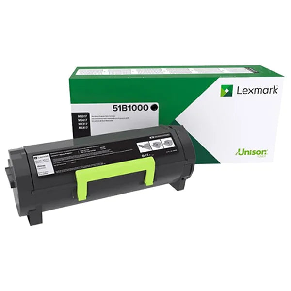 Lexmark MS/MX317, 417, 517, 617 Return Program 2.5K Toner Cartridge (51B1000)