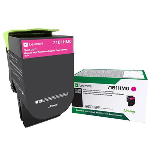 Lexmark CS/CX417, 517 Magenta Return Program 3.5K Toner Cartridge (71B1HM0)