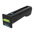 Lexmark CS820 Cyan Return Program 22K Toner Cartridge (72K1XC0)