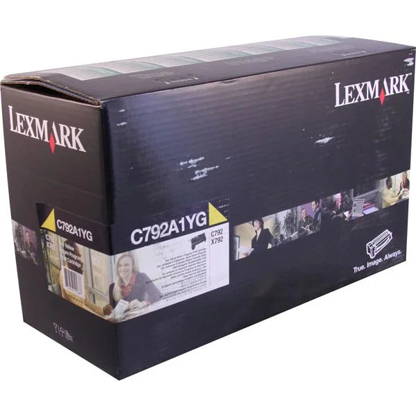 Lexmark C/X792 Yellow Return Program 6K Toner Cartridge (C792A1YG)