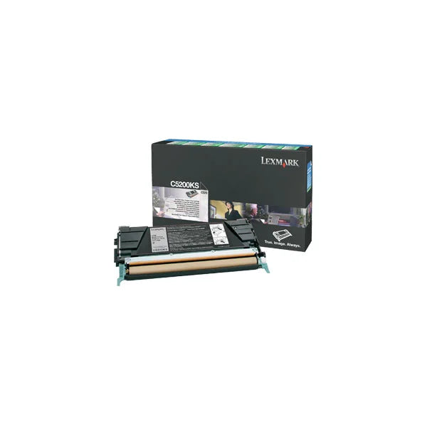 Lexmark C520, 530 Black Return Program 1.5K Toner Cartridge (C5200KS)