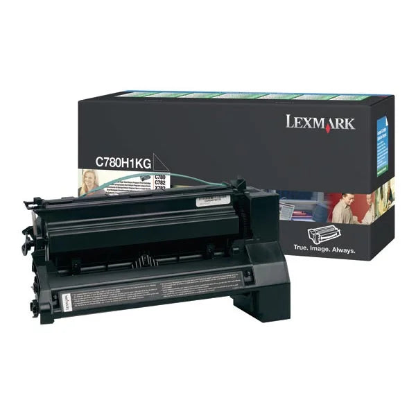 Lexmark C/X780, 782 Black Return Program 10K Toner Cartridge (C780H1KG)