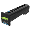Lexmark CX825, 860 Cyan Return Program 22K Toner Cartridge (82K1XC0)
