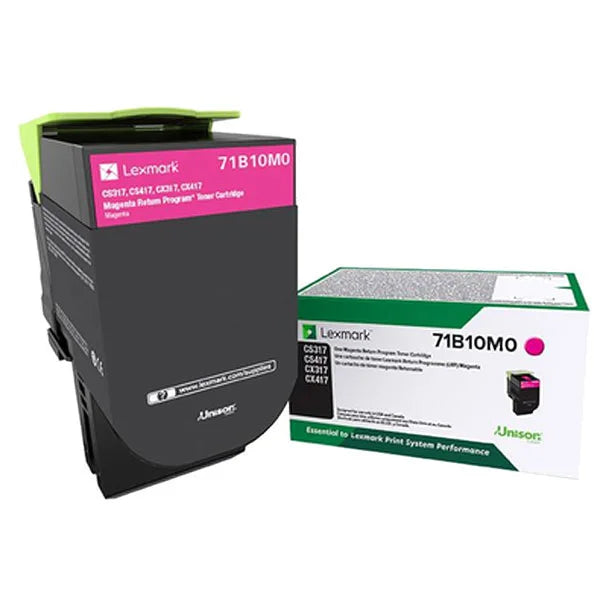 Lexmark CS/CX317, 417, 517 Magenta Return Program 2.3K Toner Cartridge (71B10M0)
