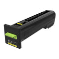 Lexmark CS/CX/XC820, 825, 860, 6152, 6153 Yellow Return Program 8K Toner Cartridge (72K10Y0)