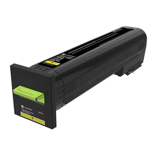 Lexmark CS/CX/XC820, 825, 860, 6152, 6153 Yellow Return Program 8K Toner Cartridge (72K10Y0)
