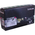 Lexmark C/X734, 736, 738 Magenta Return Program 6K Toner Cartridge (C734A1MG)