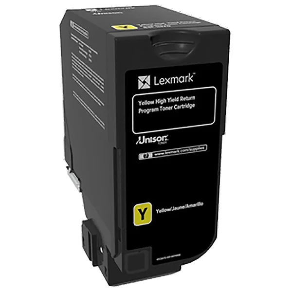 Lexmark CX725 Yellow Return Program 16K Toner Cartridge (84C1HY0)