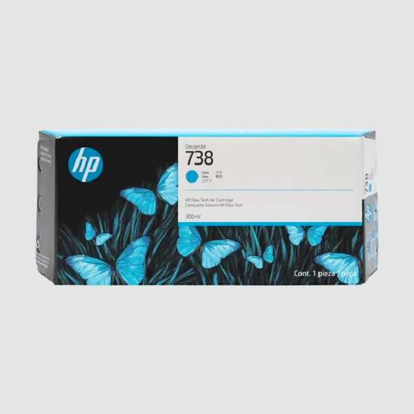 HP 738 T850, 950 Cyan Ink Cartridge (676M6A)