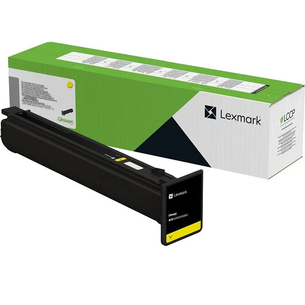 Lexmark CS/CX833, 950, 951, 961, 962, 963 Yellow Return Program 12K Toner Cartridge (77L10Y0)