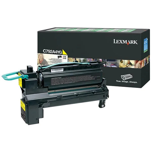 Lexmark C/X792 Yellow Return Program 6K Toner Cartridge (C792A1YG)