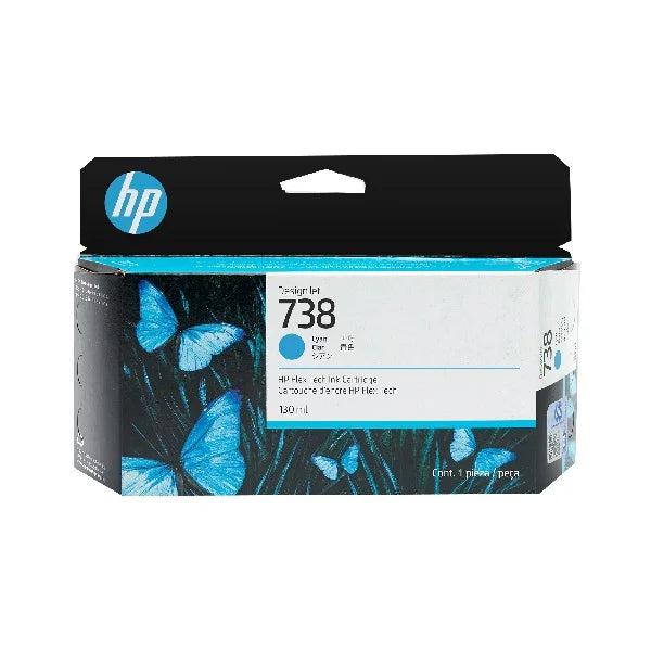 HP 738 T850, 950 Cyan Ink Cartridge (498N5A)