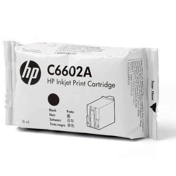 HP (C6602A) Black Original Thermal Ink Cartridge (7M Characters)