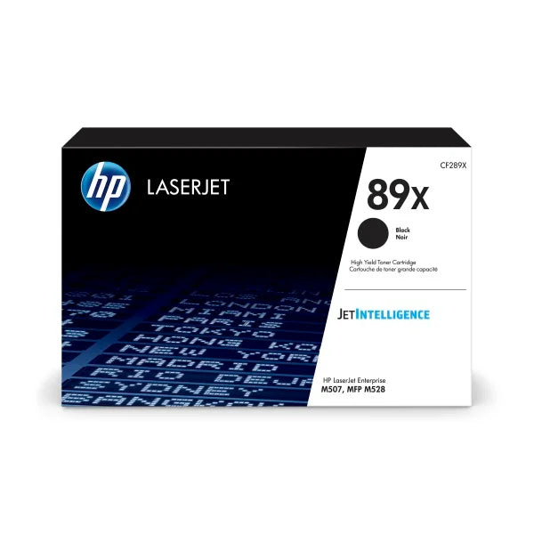 HP 89X M507, 528 Black 10K Toner Cartridge (CF289X)