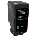 Lexmark CS/CX720, 725 Cyan Return Program 7K Toner Cartridge (74C1SC0)