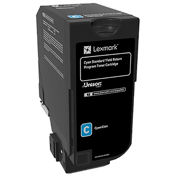 Lexmark CS/CX720, 725 Cyan Return Program 7K Toner Cartridge (74C1SC0)