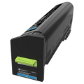 Lexmark CX860 Cyan Return Program 55K Toner Cartridge (82K1UC0)