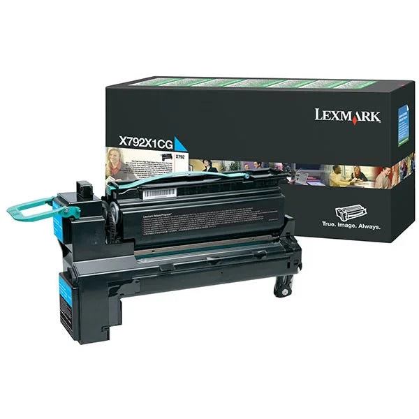 Lexmark X/XS792, 796 Cyan Return Program 20K Toner Cartridge (X792X1CG)