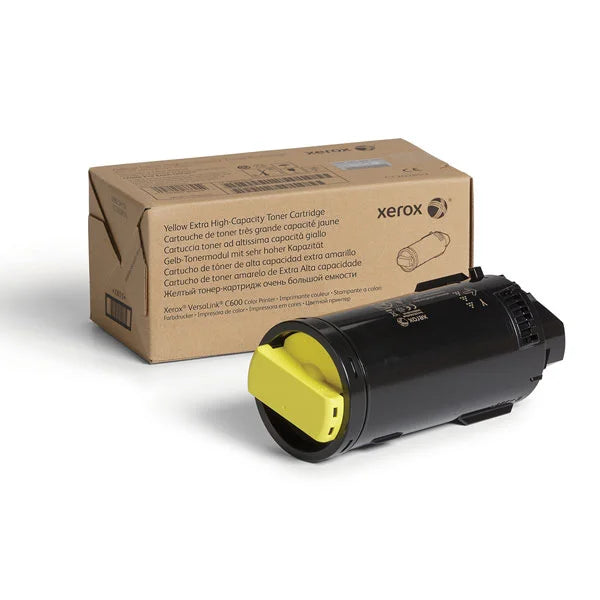 Xerox C600 Yellow 16.8K Toner Cartridge (106R04008)