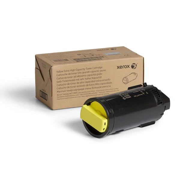 Xerox C605 Yellow 16.8K Toner Cartridge (106R04012)