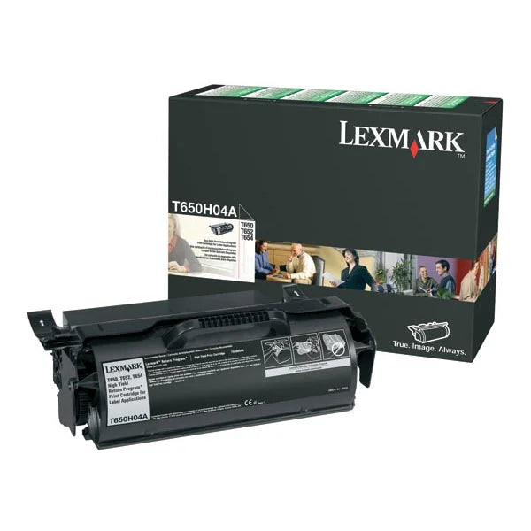 Lexmark T650, 652, 654, 656 Return Program 25K Toner Cartridge (T650H04A)